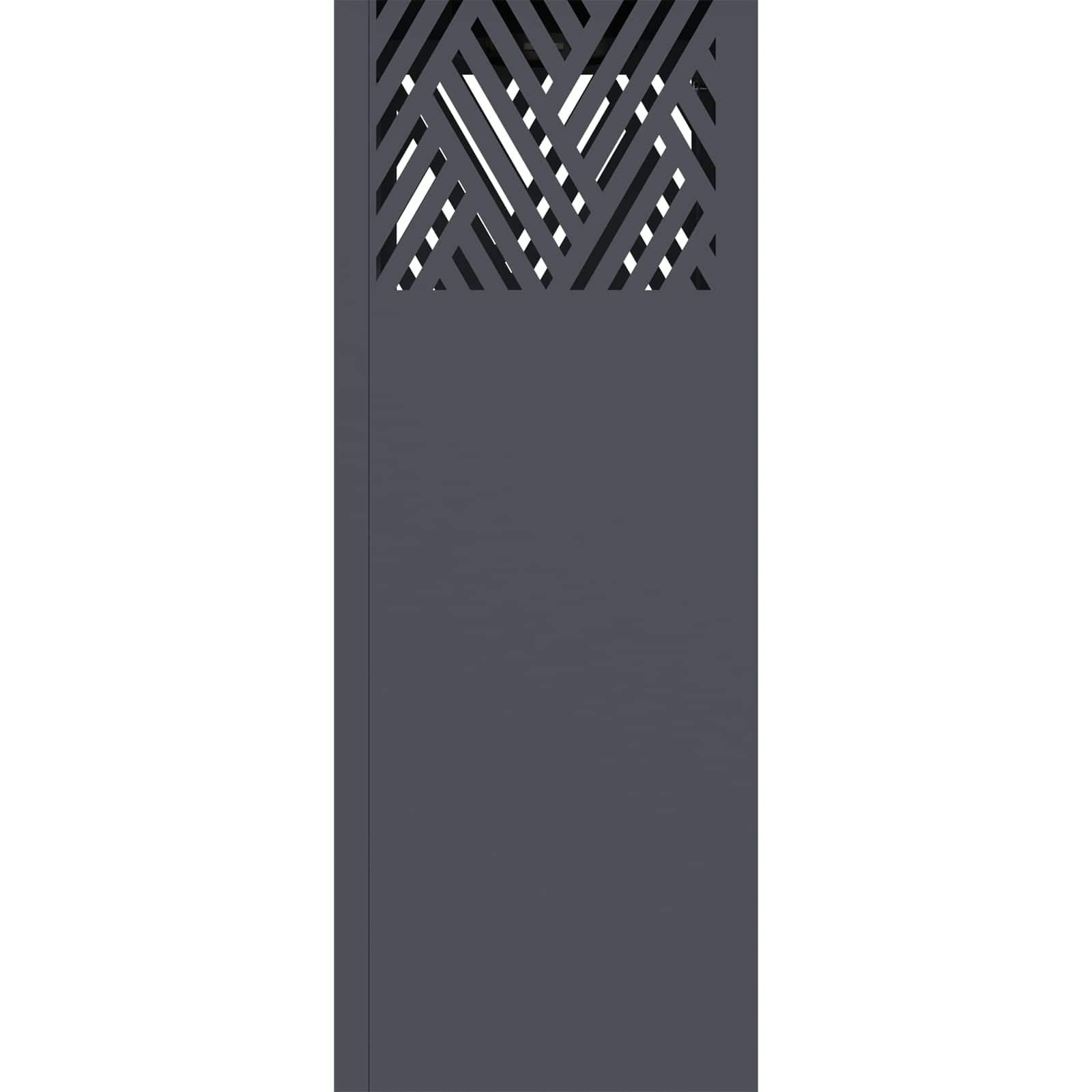 Solar LED Pathway Light 2 pcs Anthracite Cold Rolled Steel