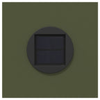 Solar LED Pathway Light 2 pcs Olive Green Cold Rolled Steel