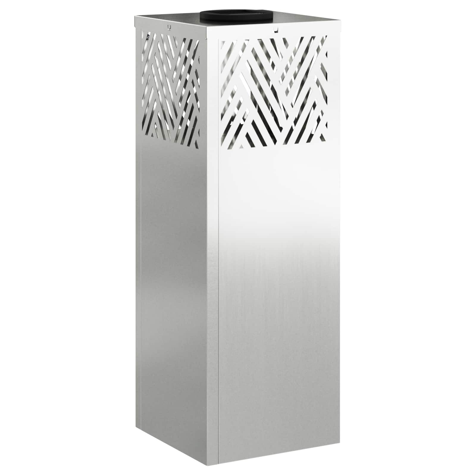 Solar LED Pathway Light Herringbone 2 pcs Galvanized Galvanized