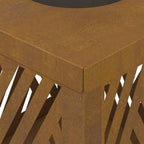 Solar LED Pathway Light 2 pcs Corten Steel Corten Steel