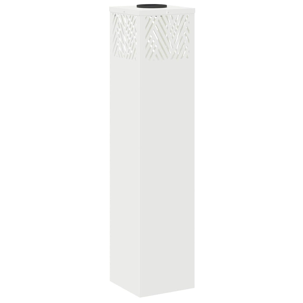 Solar LED Pathway Light 2 pcs White Cold Rolled Steel