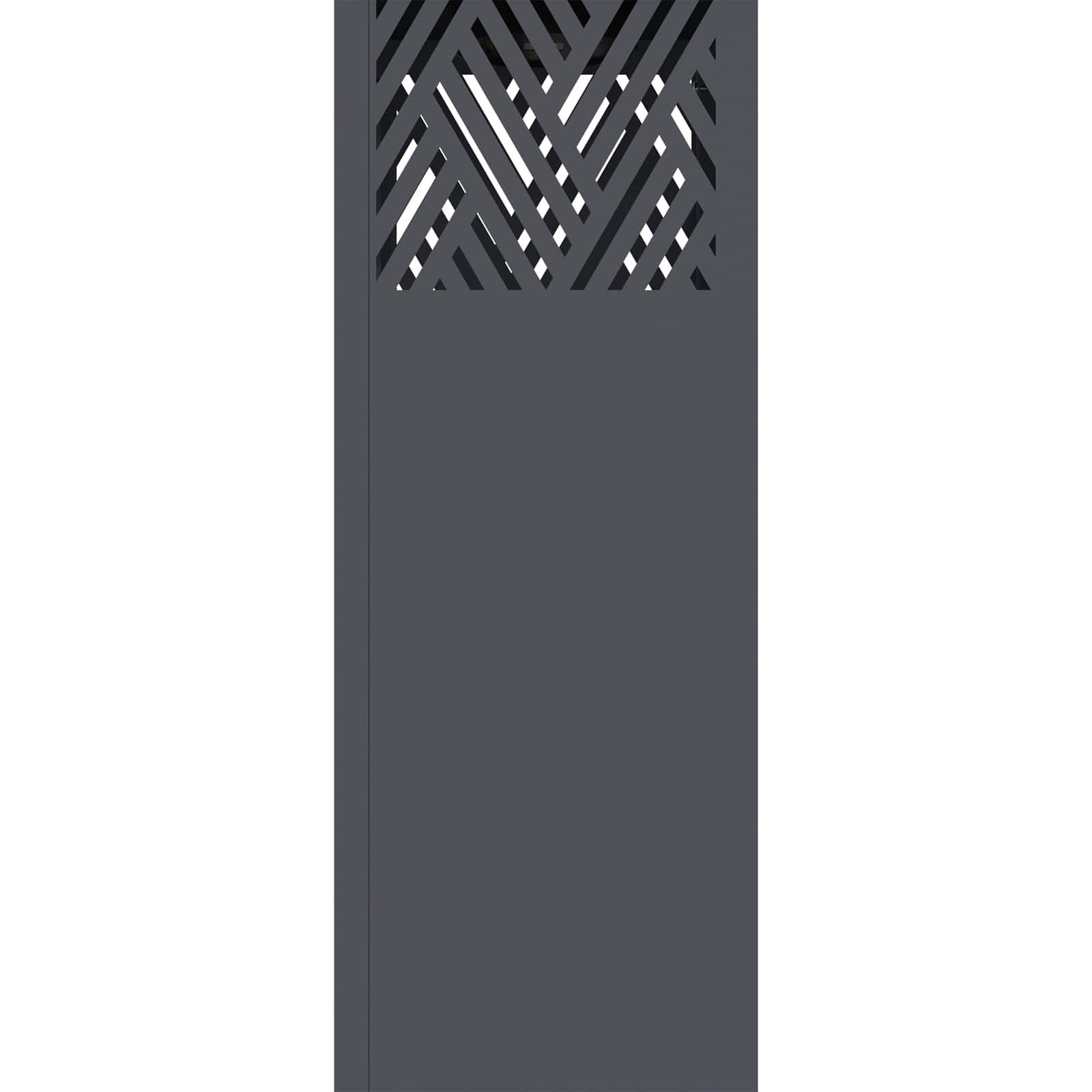 Solar LED Pathway Light 2 pcs Anthracite Cold Rolled Steel