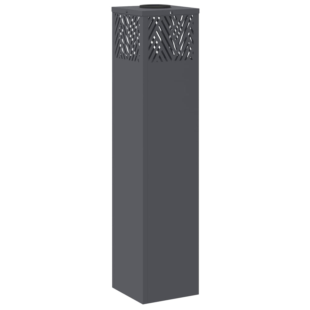 Solar LED Pathway Light 2 pcs Anthracite Cold Rolled Steel