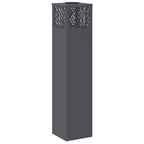 Solar LED Pathway Light 2 pcs Anthracite Cold Rolled Steel