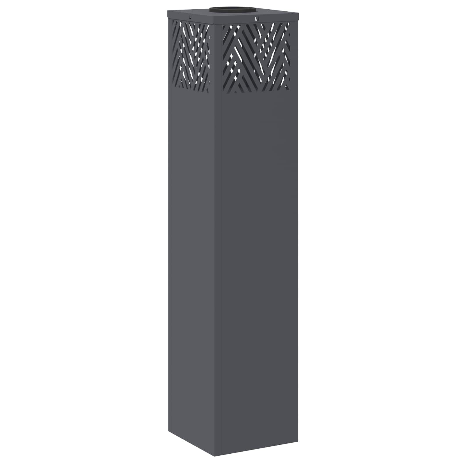 Solar LED Pathway Light 2 pcs Anthracite Cold Rolled Steel