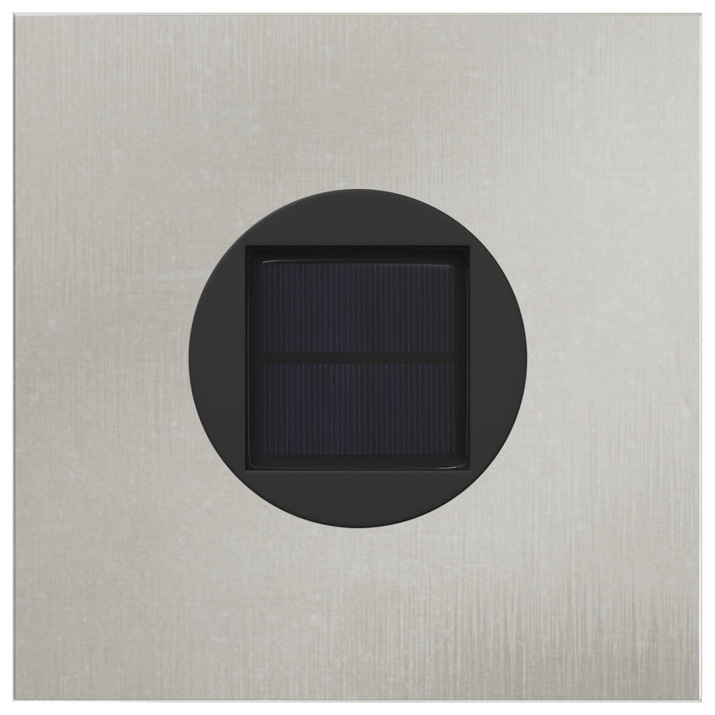 Solar LED Pathway Light 2 pcs Stainless Steel Stainless Steel