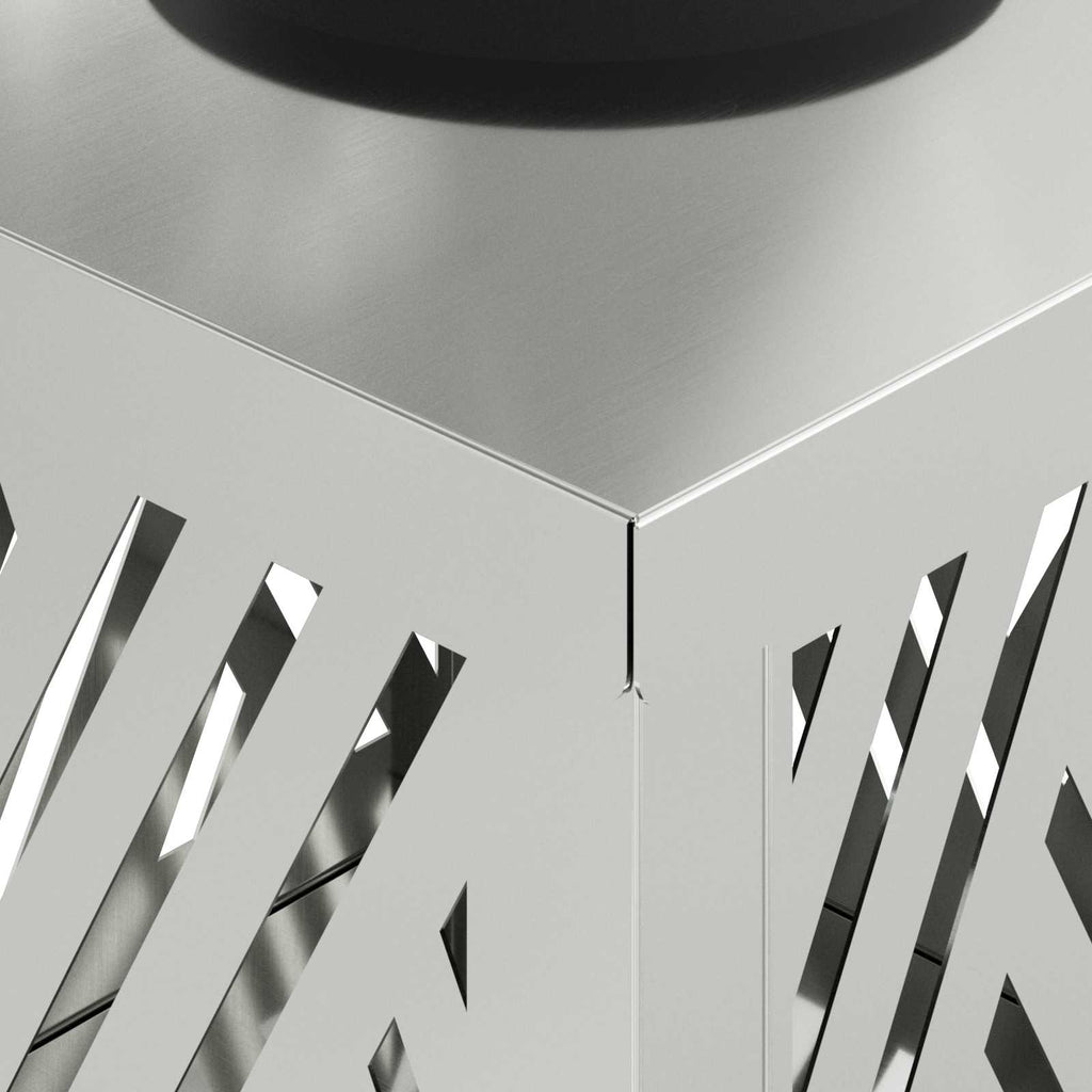 Solar LED Pathway Light Herringbone 2 pcs Galvanized Galvanized