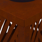 Solar LED Pathway Light 2 pcs Corten Steel Corten Steel