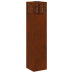 Solar LED Pathway Light 2 pcs Corten Steel Corten Steel