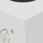 Solar LED Pathway Light 2 pcs White Cold Rolled Steel