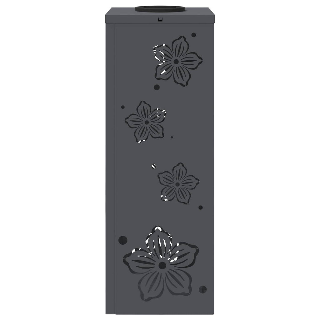 Solar LED Pathway Light 2 pcs Anthracite Cold Rolled Steel