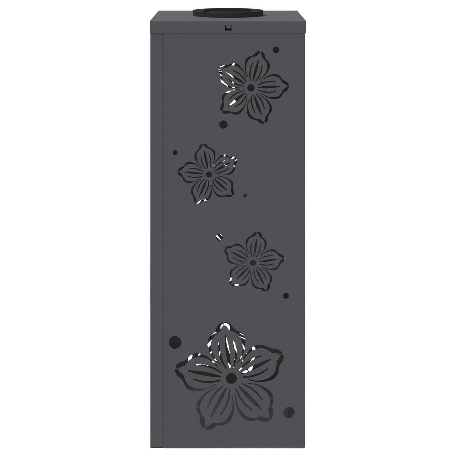 Solar LED Pathway Light 2 pcs Anthracite Cold Rolled Steel