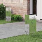 Solar LED Pathway Light 2 pcs Stainless Steel Stainless Steel