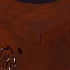 Solar LED Pathway Light 2 pcs Corten Steel Corten Steel