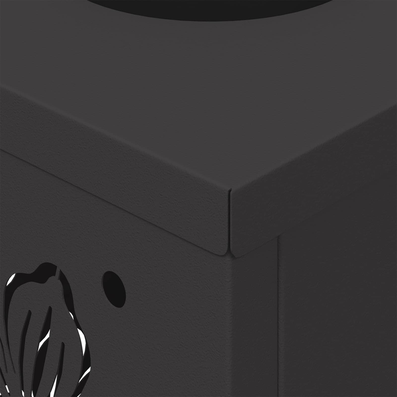 Solar LED Pathway Light 2 pcs Black Cold Rolled Steel