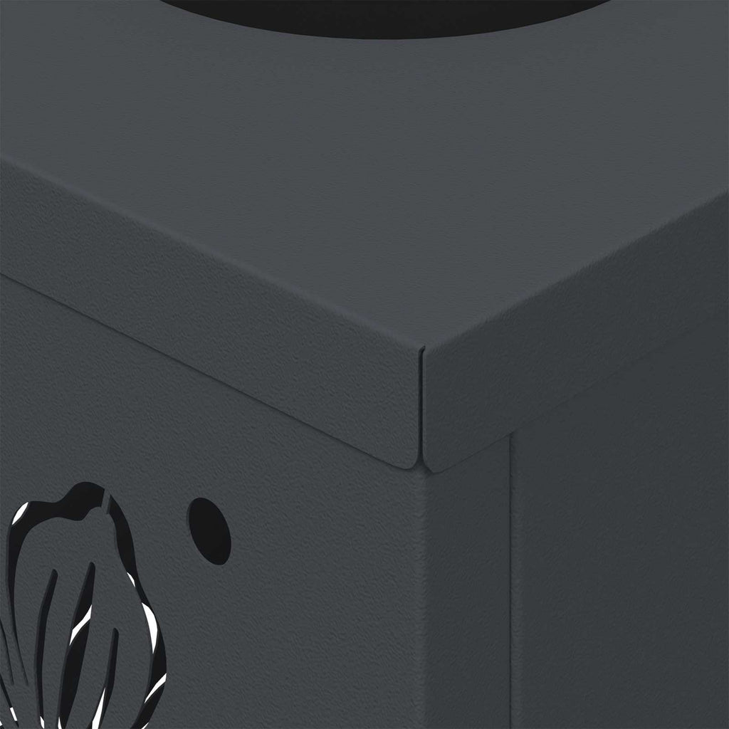 Solar LED Pathway Light 2 pcs Anthracite Cold Rolled Steel