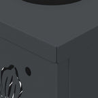 Solar LED Pathway Light 2 pcs Anthracite Cold Rolled Steel