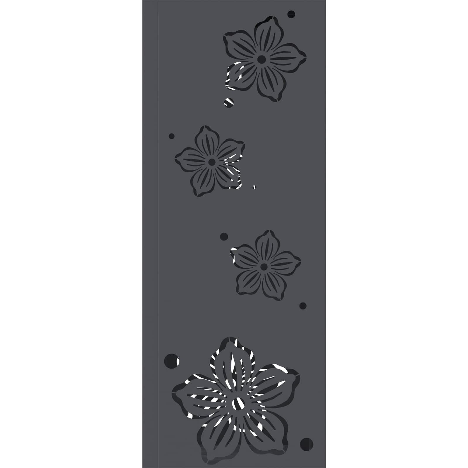 Solar LED Pathway Light 2 pcs Anthracite Cold Rolled Steel