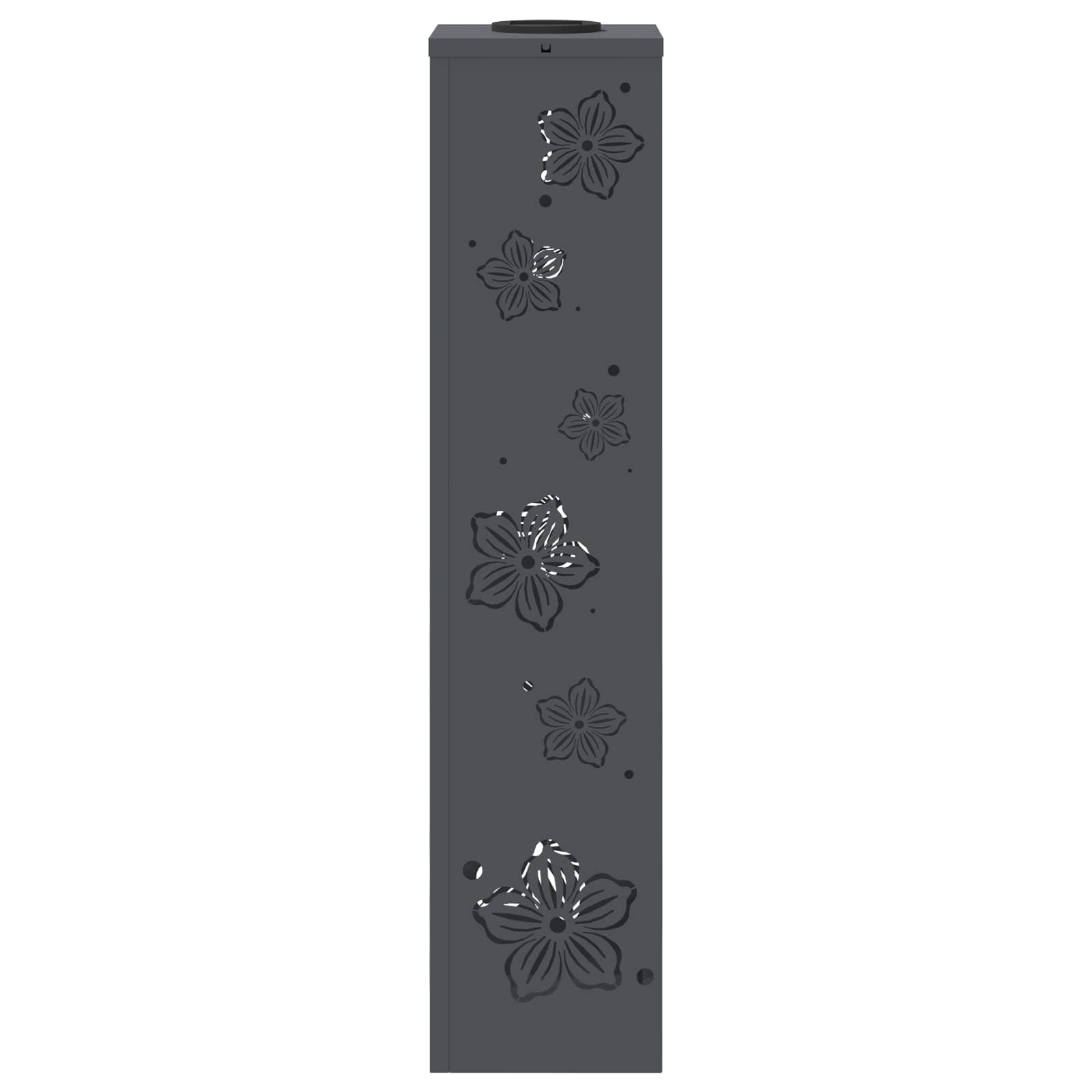 Solar LED Pathway Light 2 pcs Anthracite Cold Rolled Steel