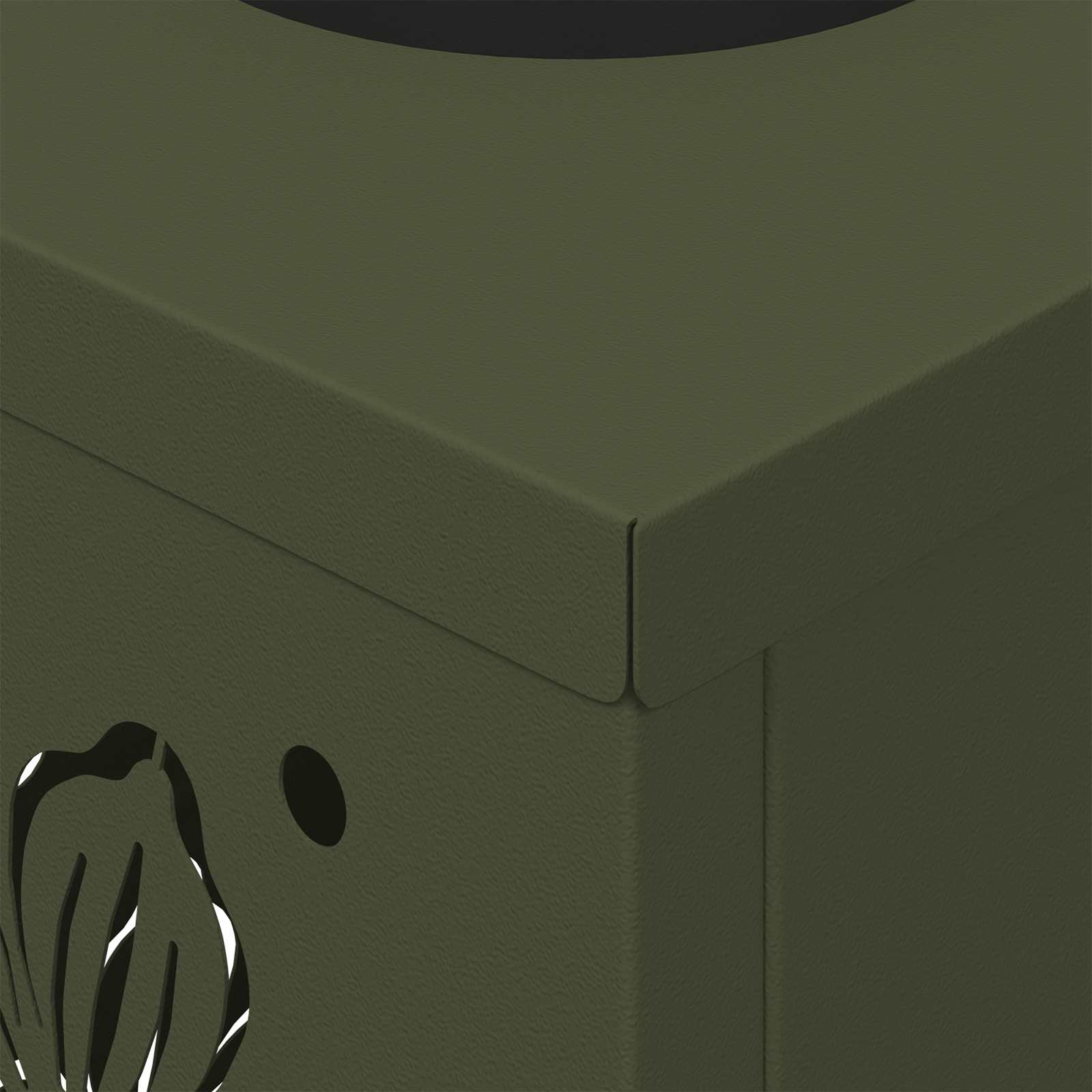 Solar LED Pathway Light 2 pcs Olive Green Cold Rolled Steel