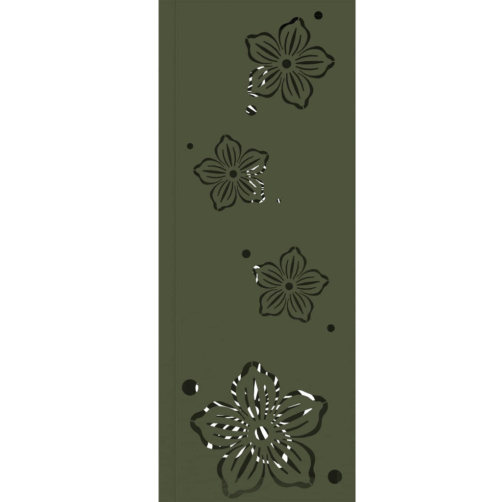 Solar LED Pathway Light 2 pcs Olive Green Cold Rolled Steel