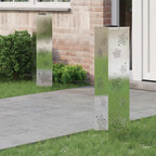 Solar LED Pathway Light 2 pcs Stainless Steel Stainless Steel