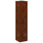 Solar LED Pathway Light 2 pcs Corten Steel Corten Steel