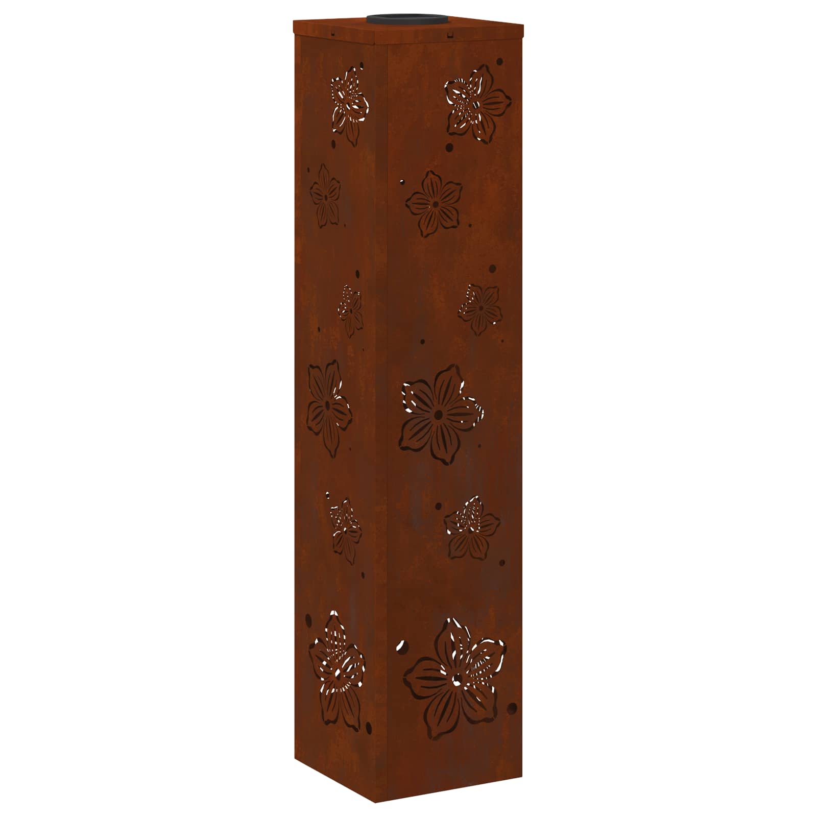 Solar LED Pathway Light 2 pcs Corten Steel Corten Steel