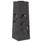 Solar LED Pathway Light 2 pcs Black Cold Rolled Steel