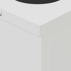 Solar LED Pathway Light 2 pcs White Cold Rolled Steel