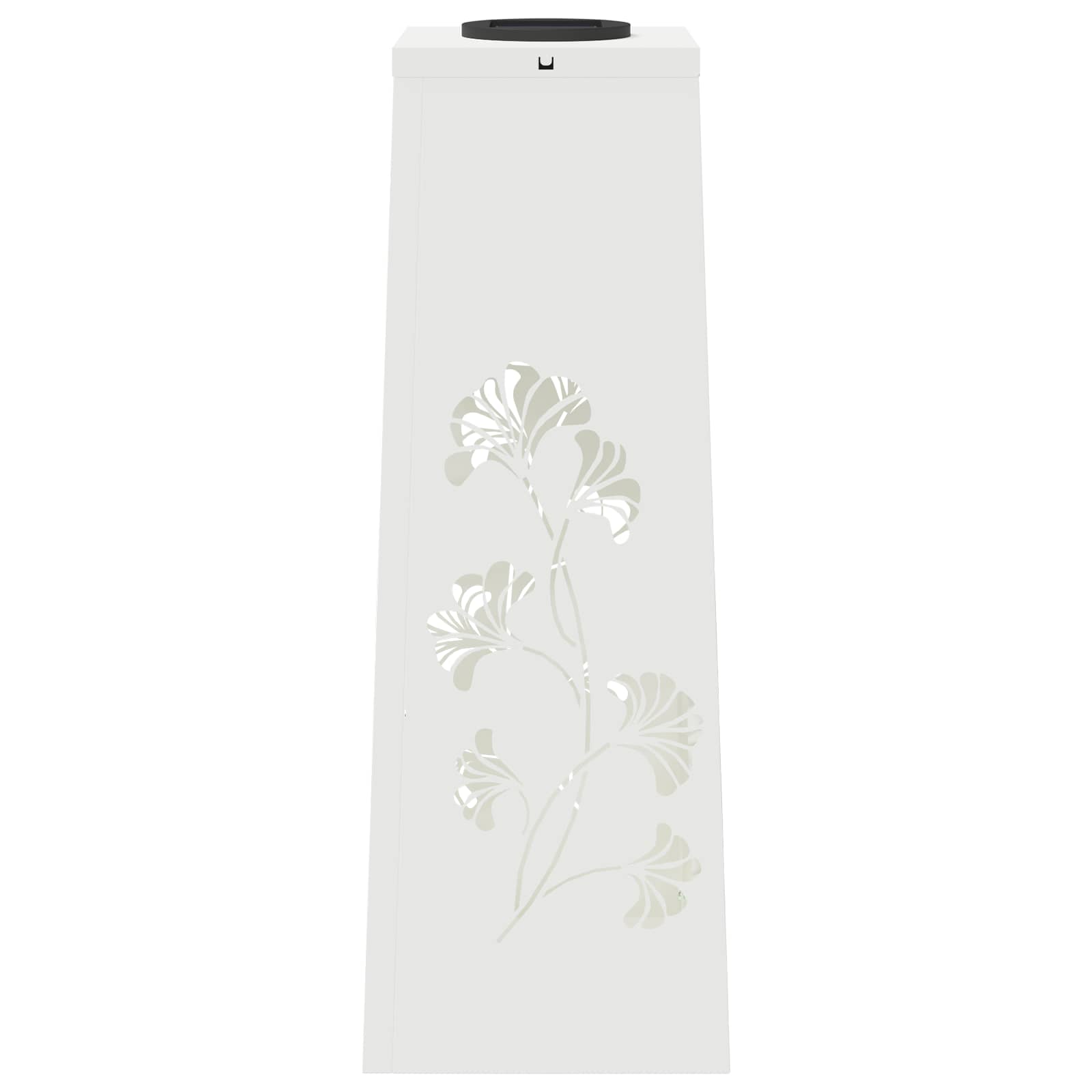 Solar LED Pathway Light 2 pcs White Cold Rolled Steel