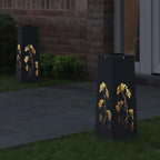 Solar LED Pathway Light 2 pcs Anthracite Cold Rolled Steel