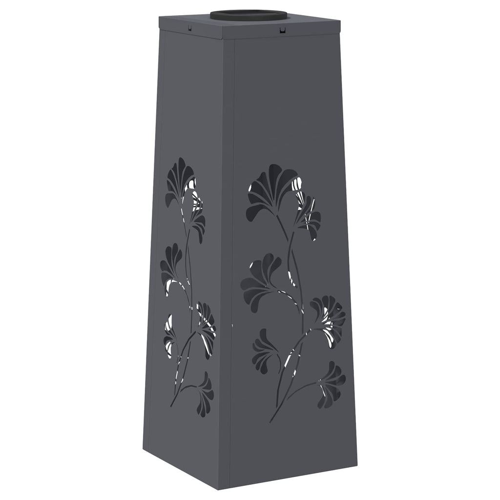 Solar LED Pathway Light 2 pcs Anthracite Cold Rolled Steel