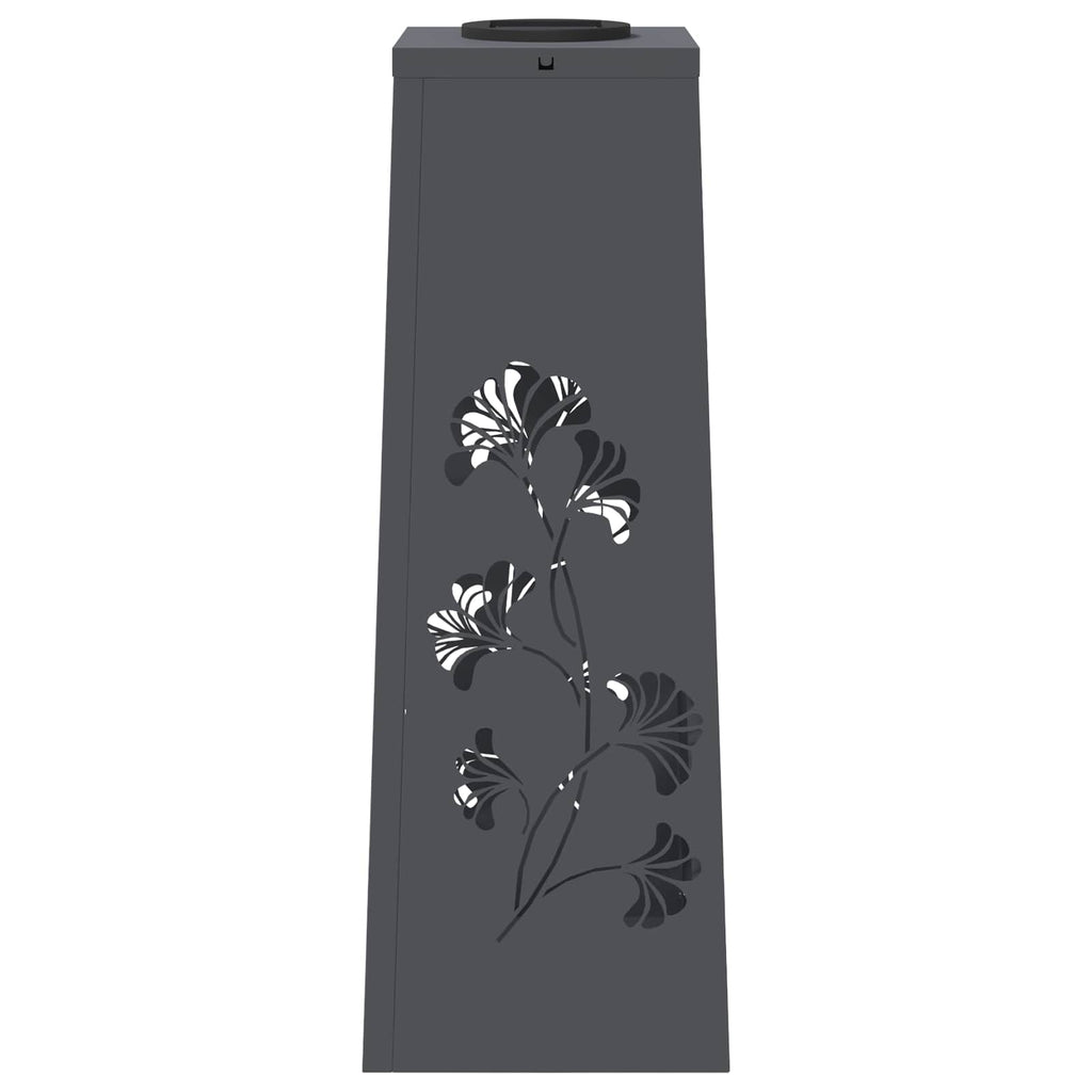 Solar LED Pathway Light 2 pcs Anthracite Cold Rolled Steel