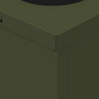 Solar LED Pathway Light 2 pcs Olive Green Cold Rolled Steel