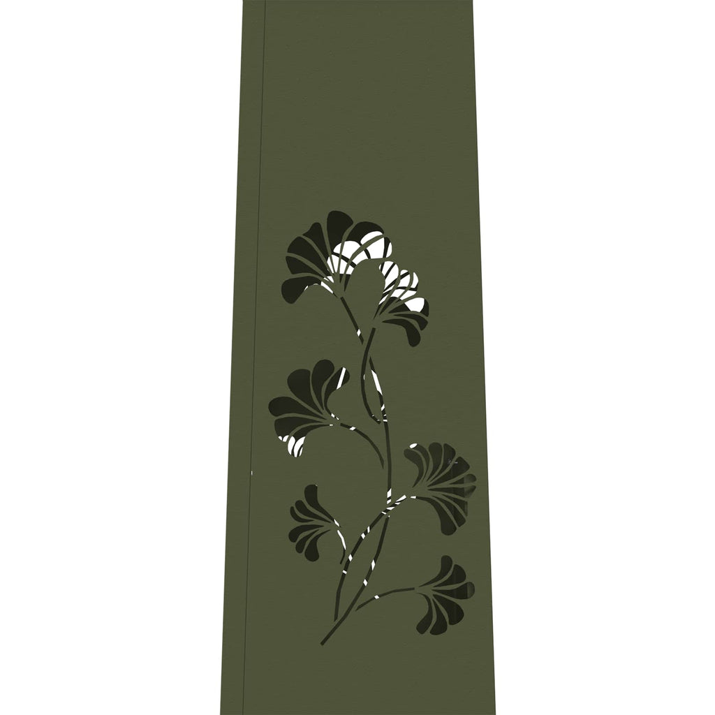 Solar LED Pathway Light 2 pcs Olive Green Cold Rolled Steel