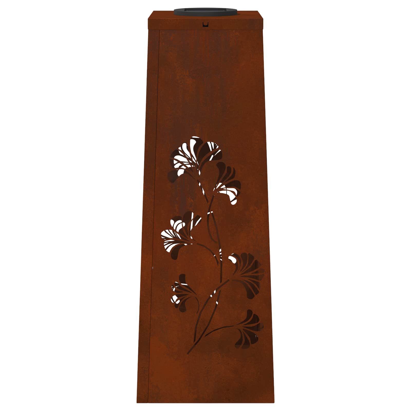 Solar LED Pathway Light 2 pcs Corten Steel Corten Steel