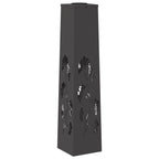 Solar LED Pathway Light 2 pcs Black Cold Rolled Steel