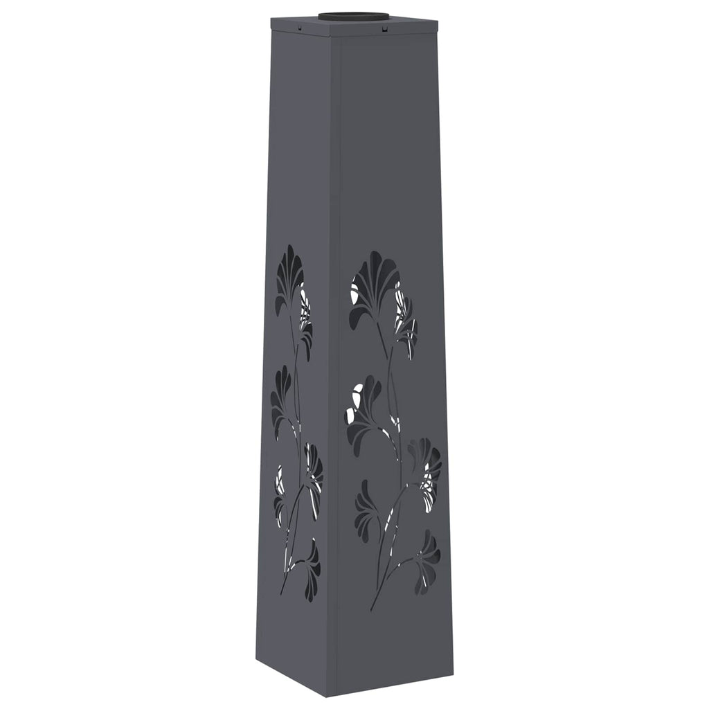 Solar LED Pathway Light 2 pcs Anthracite Cold Rolled Steel