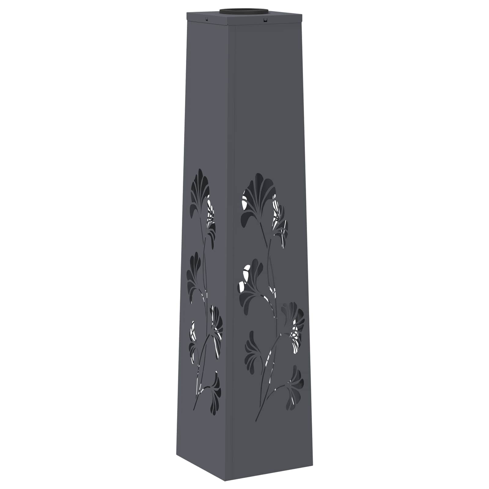 Solar LED Pathway Light 2 pcs Anthracite Cold Rolled Steel