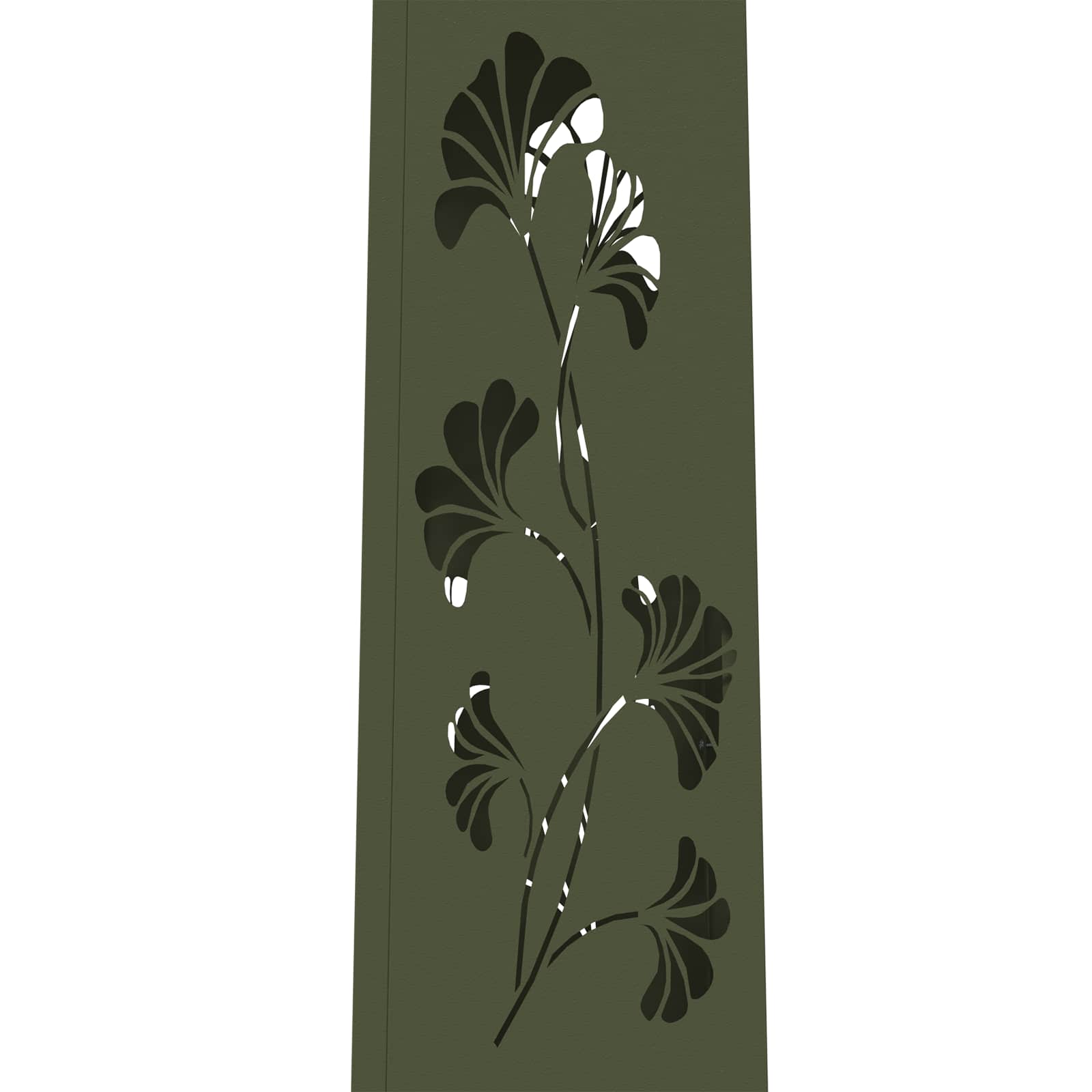 Solar LED Pathway Light 2 pcs Olive Green Cold Rolled Steel