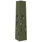 Solar LED Pathway Light 2 pcs Olive Green Cold Rolled Steel