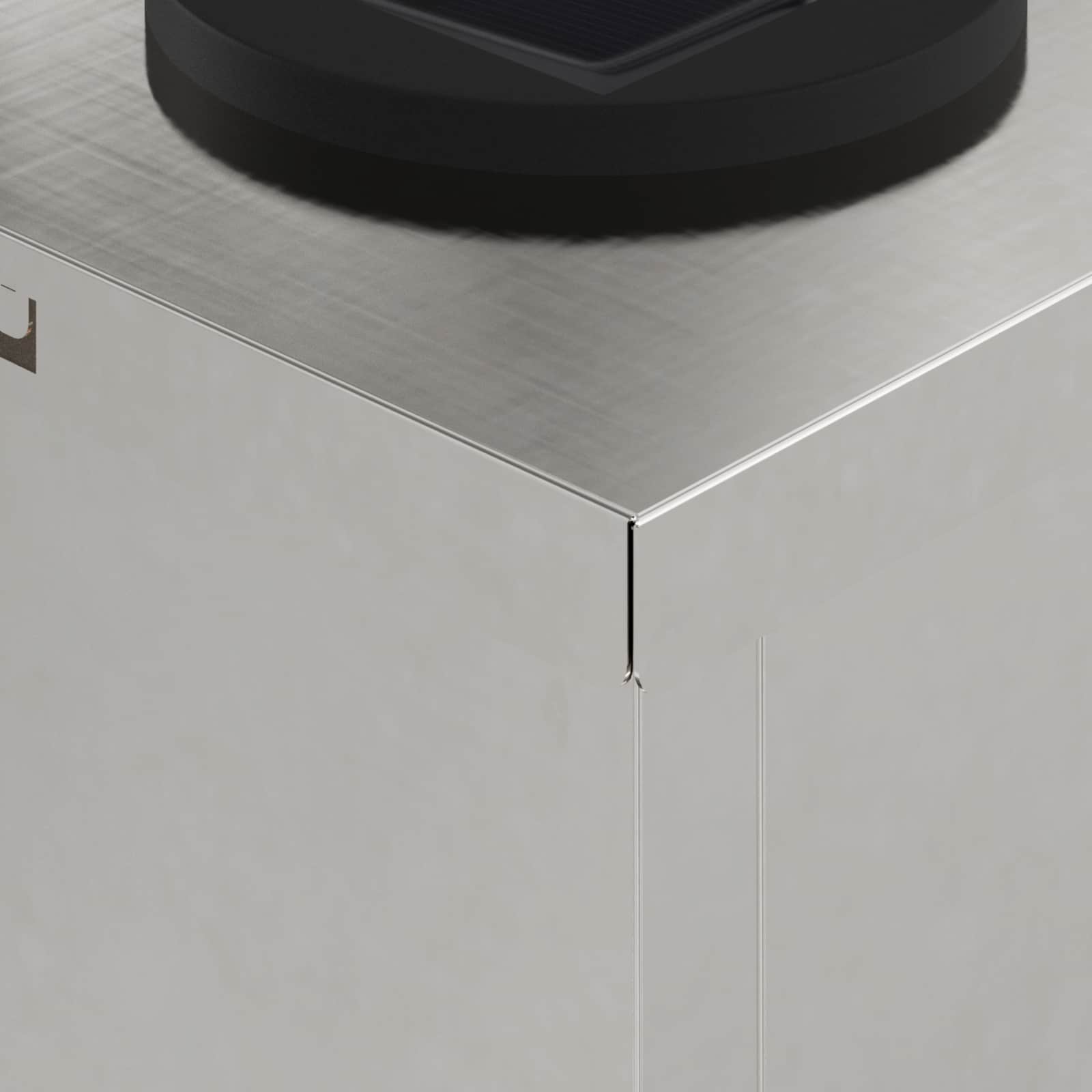 Solar LED Pathway Light 2 pcs Stainless Steel Stainless Steel