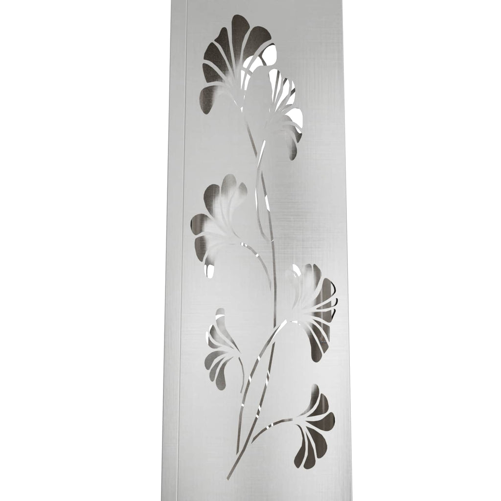 Solar LED Pathway Light 2 pcs Stainless Steel Stainless Steel