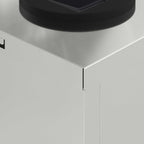 Solar LED Pathway Light 2 pcs Galvanized Galvanized