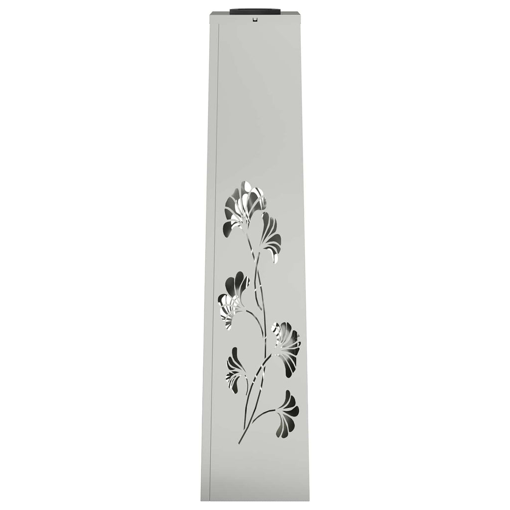 Solar LED Pathway Light 2 pcs Galvanized Galvanized