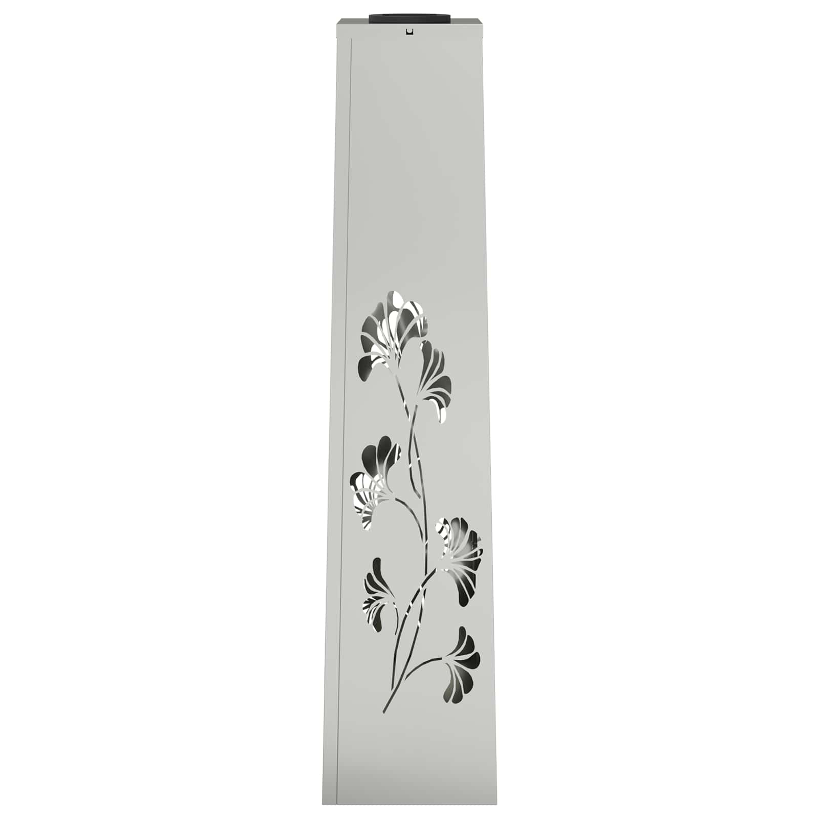 Solar LED Pathway Light 2 pcs Galvanized Galvanized