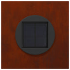 Solar LED Pathway Light 2 pcs Corten Steel Corten Steel