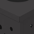 Solar LED Pathway Light 2 pcs Black Cold Rolled Steel