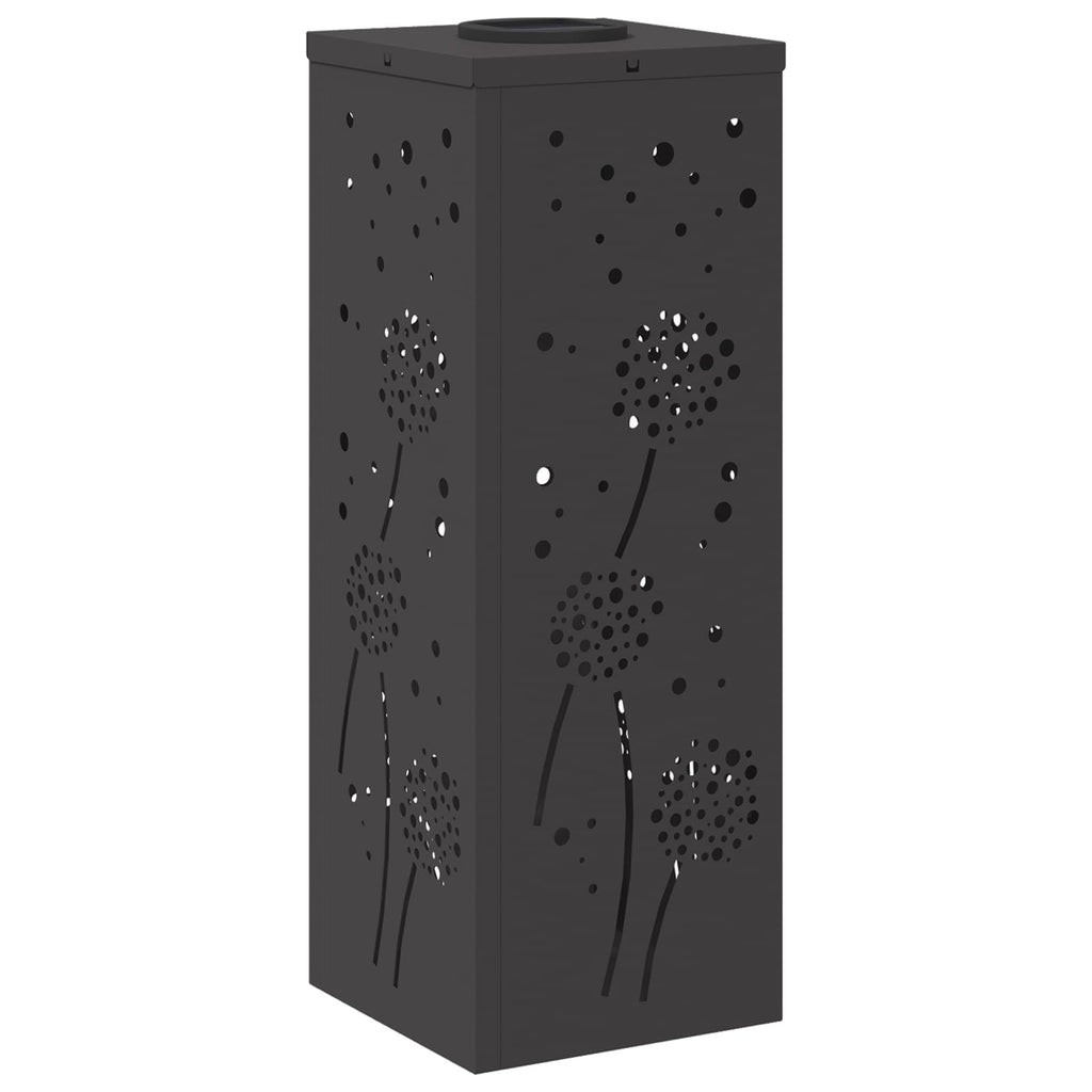 Solar LED Pathway Light 2 pcs Black Cold Rolled Steel